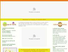 Tablet Screenshot of camping-lourdes-ruisseau-blanc.com